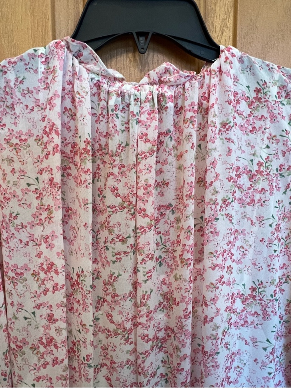 Emma & Michele Pink Floral Ruffled Maxi Dress - Picture 10 of 14